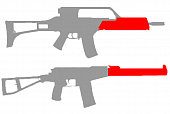 Готовая проводка СтрайкАрт G36 , АС ВАЛ , ВСС (в цевье) (SA-WG-04)