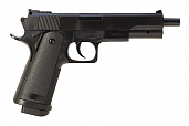 Пистолет Galaxy Colt 1911 с глушителем spring (G.053B)